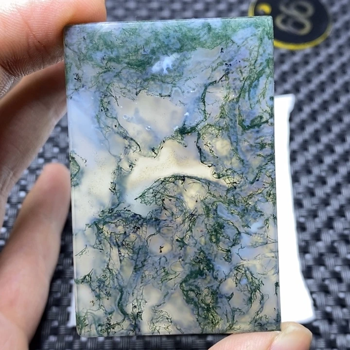 白***墨玛瑙/玉髓未镶嵌1