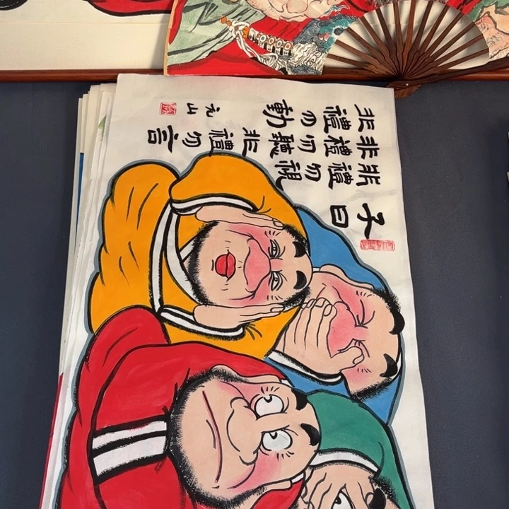 国画禅意纯手绘作品的