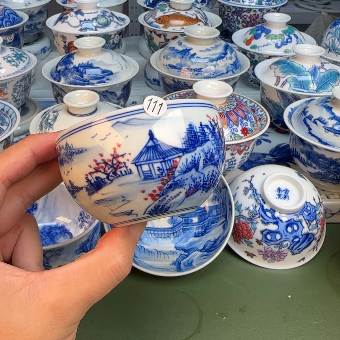 彦祖纯手工手绘茶具111