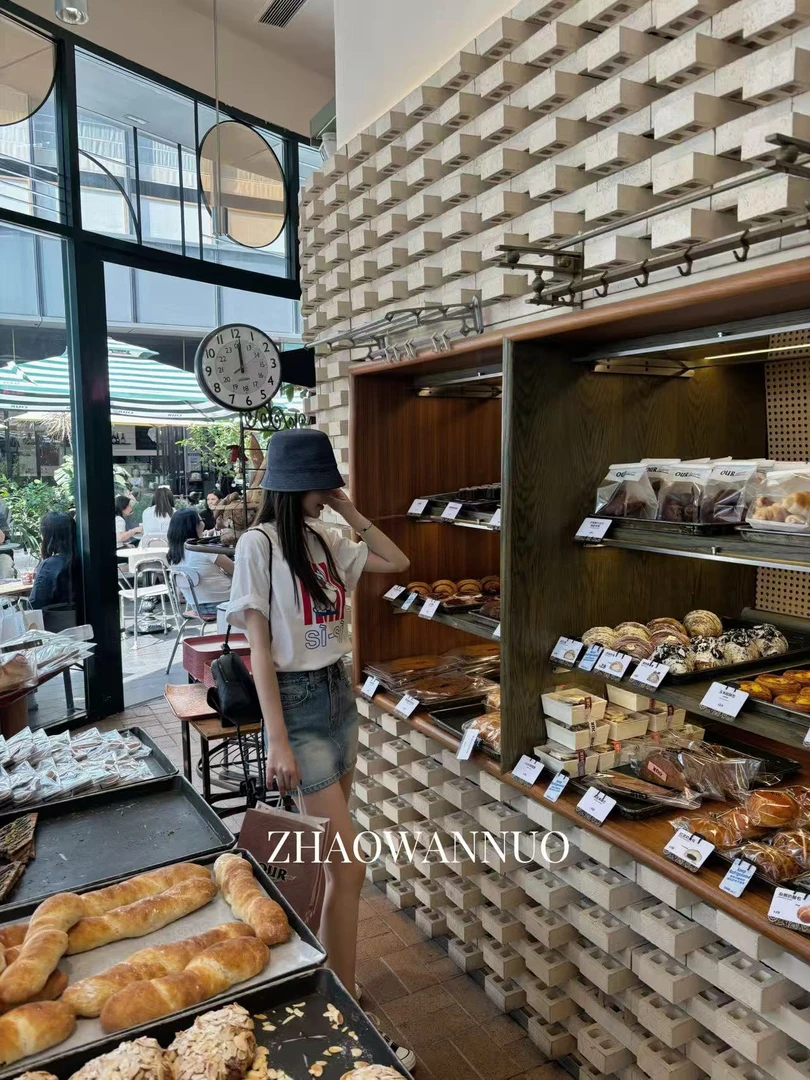 ZHAO WANNUO 丨 R's25春夏新款复古水洗显瘦无内衬牛仔短裙nc0425