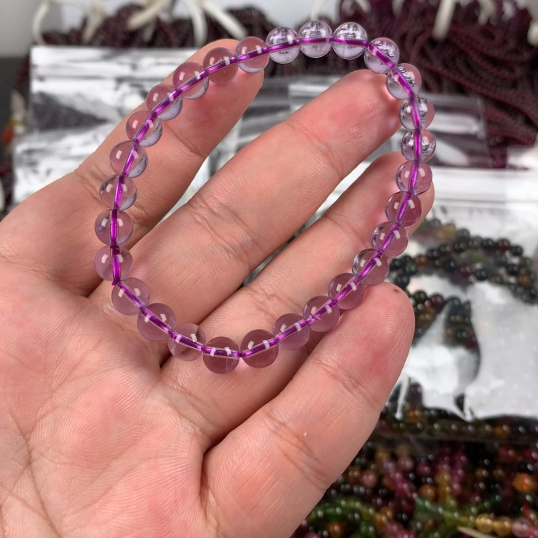紫晶手链未镶嵌兮****2