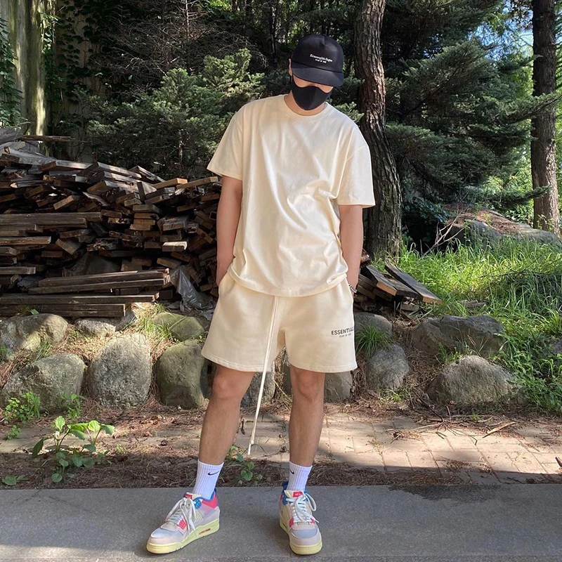 【姜太阳专属链接】ESS黑标毛圈反光短裤