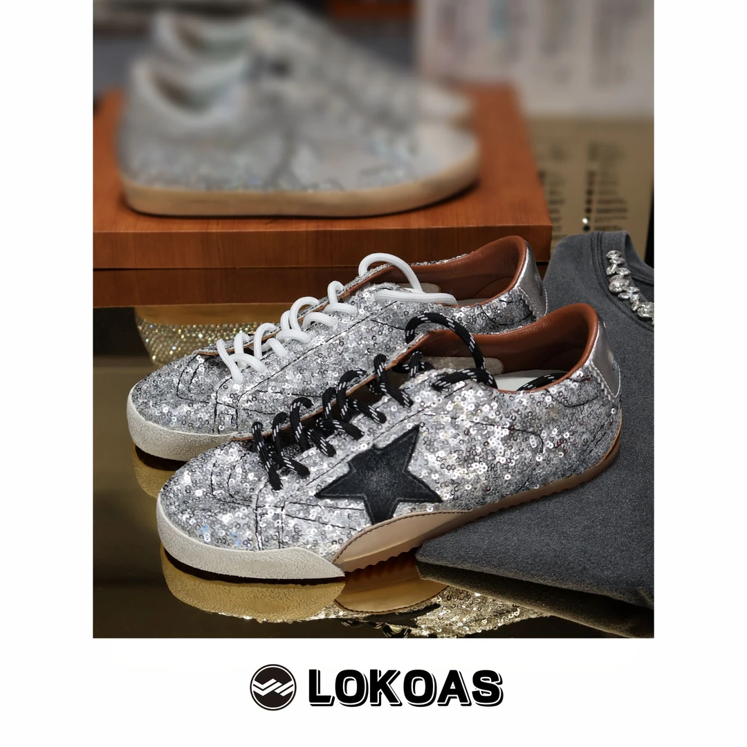 【新品】Truestar复古做旧内增高星星小脏鞋运动休闲德训鞋板鞋情侣