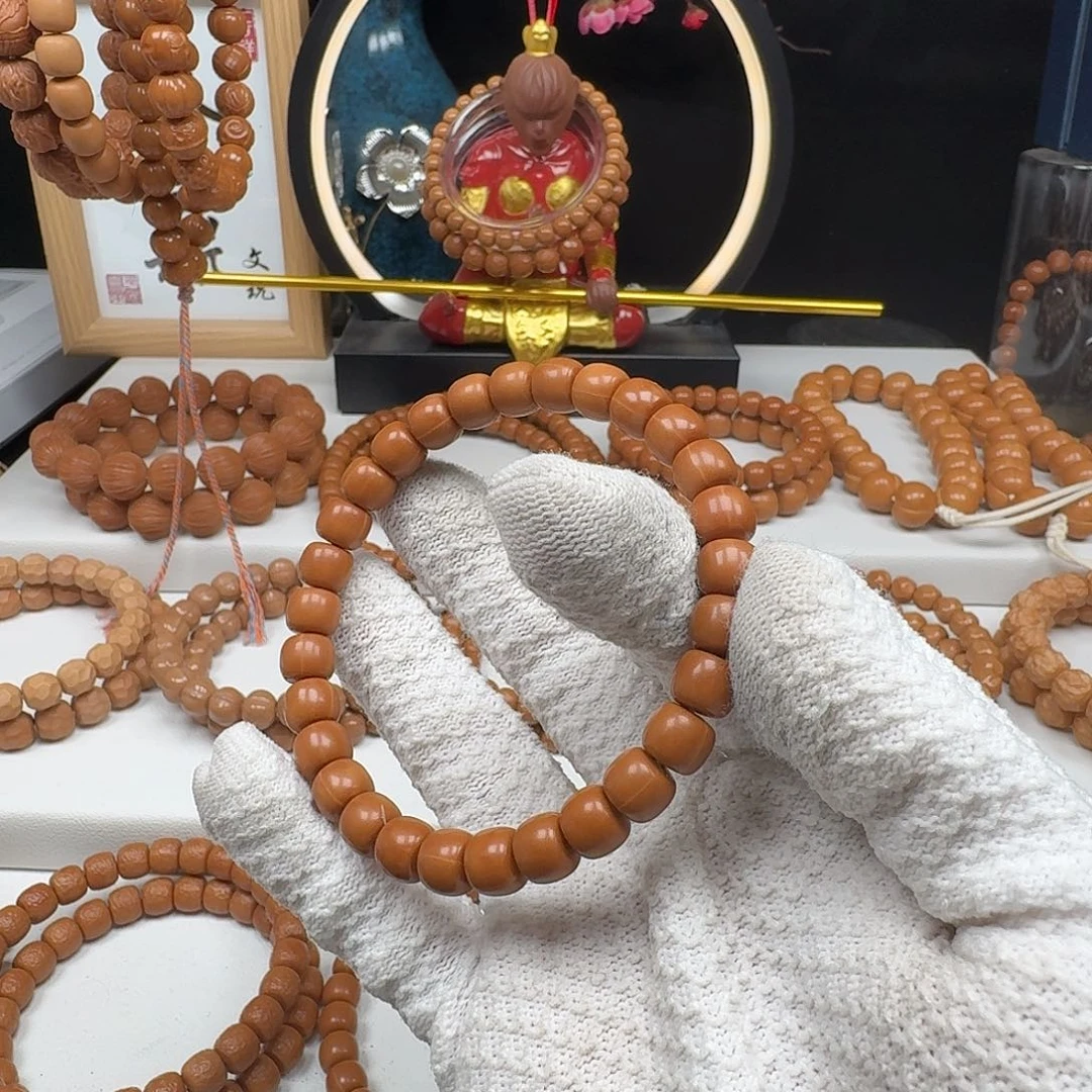 铜***肉猴头核桃手串猴头道珠8.5