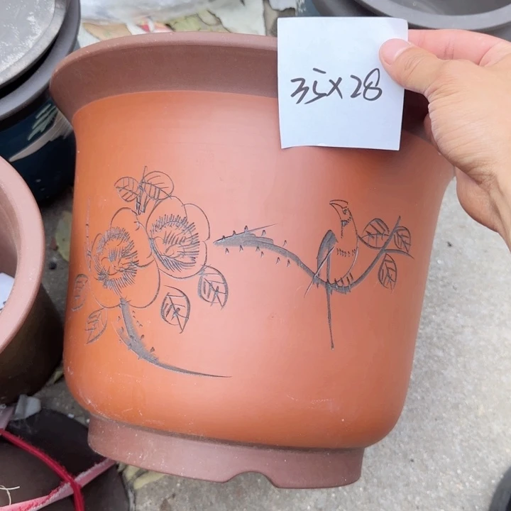 紫砂花盆特价清仓