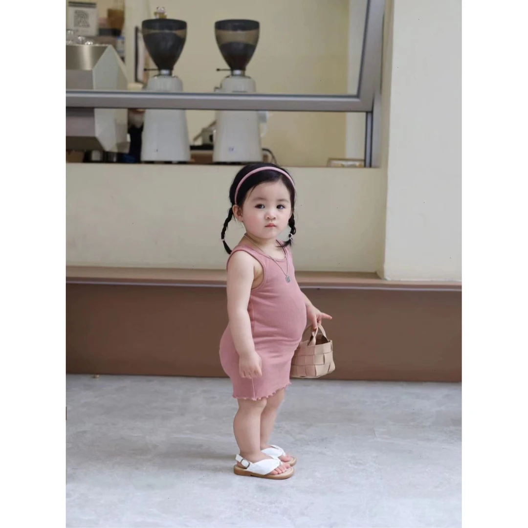 女宝宝软软背心裙夏季新款女童纯棉背心裙凉爽小孩的裙子婴儿服装