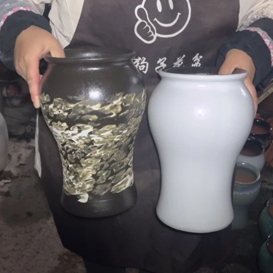 红陶口14高29瑕疵