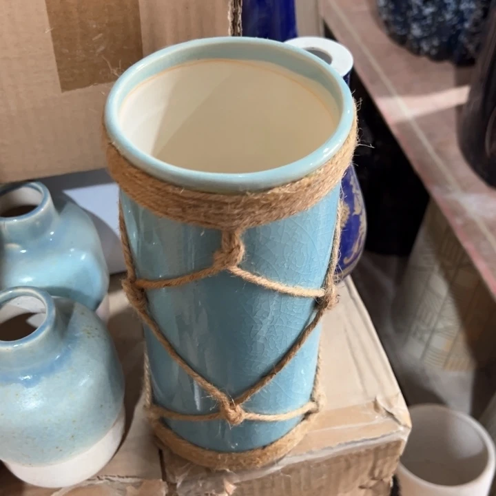 陶瓷花瓶摆件外贸出口微瑕捡漏