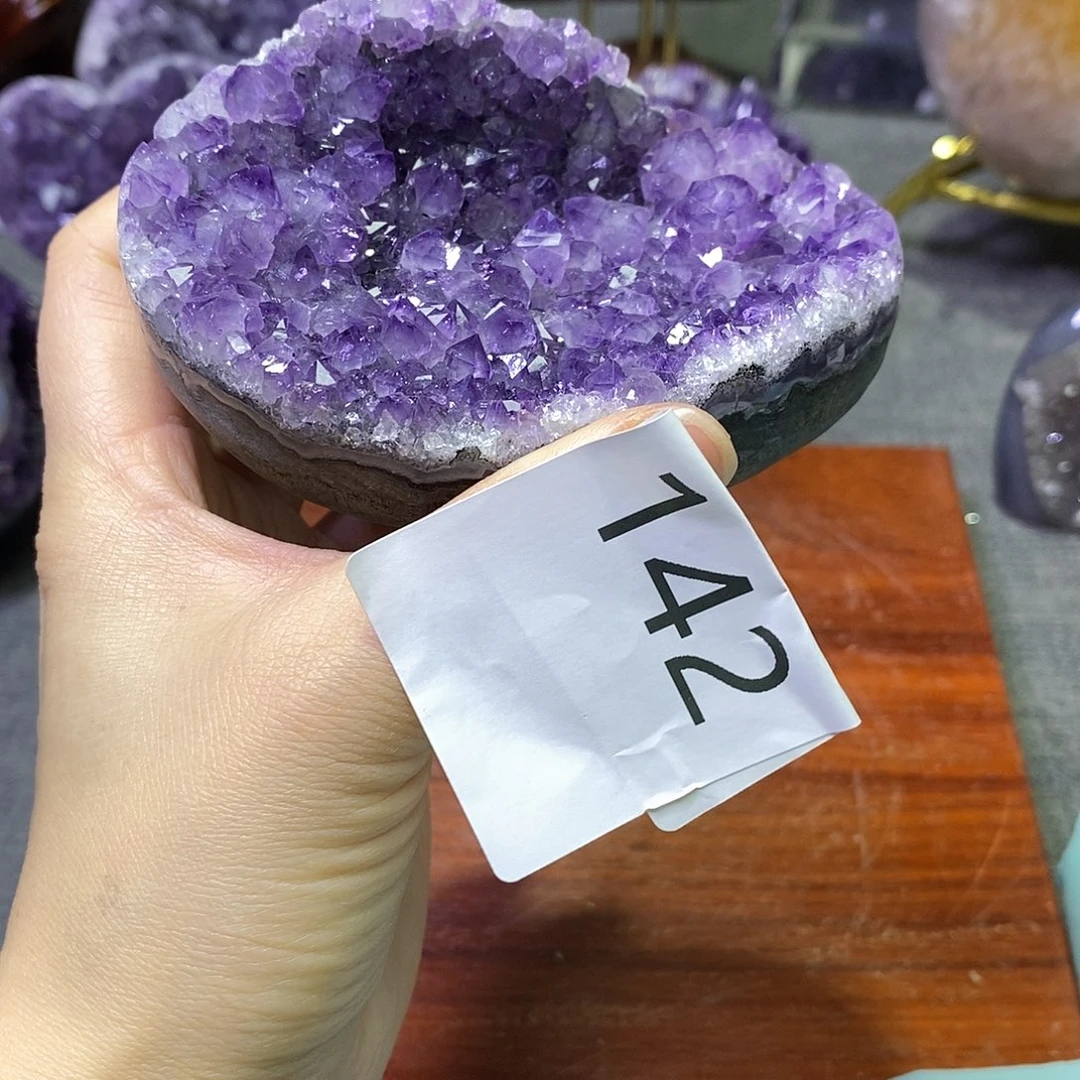 珠宝半成品紫晶未镶嵌