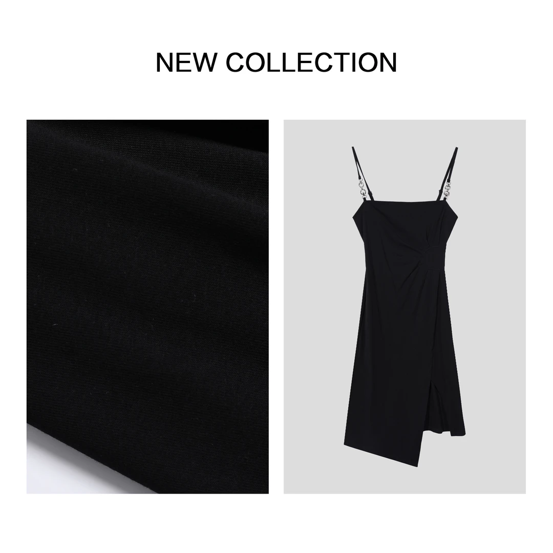 【诗语专属】简约收腰吊带裙L3F28026