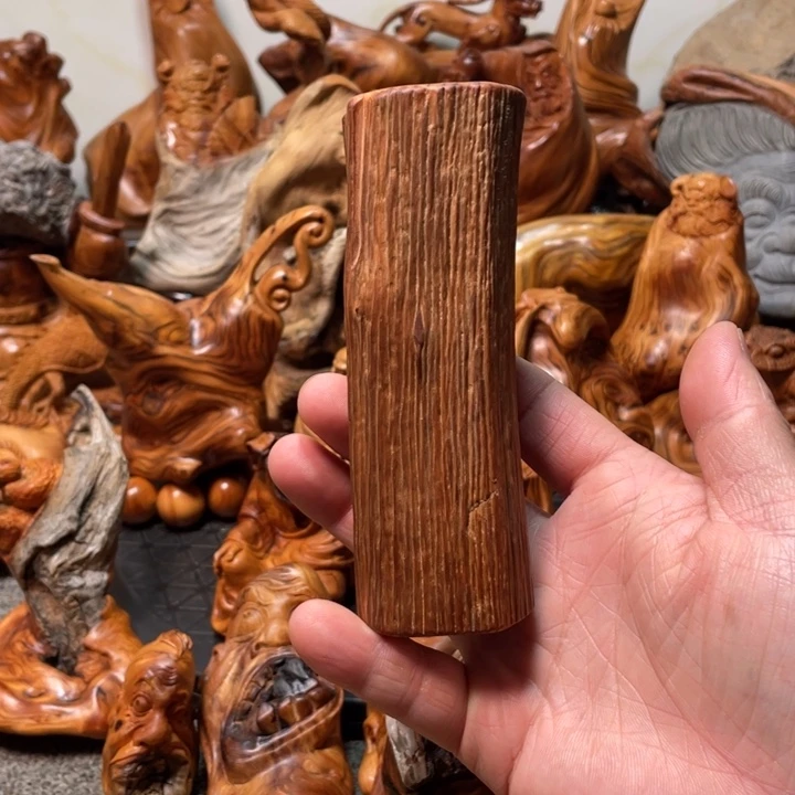 柏木纹理手把件手把