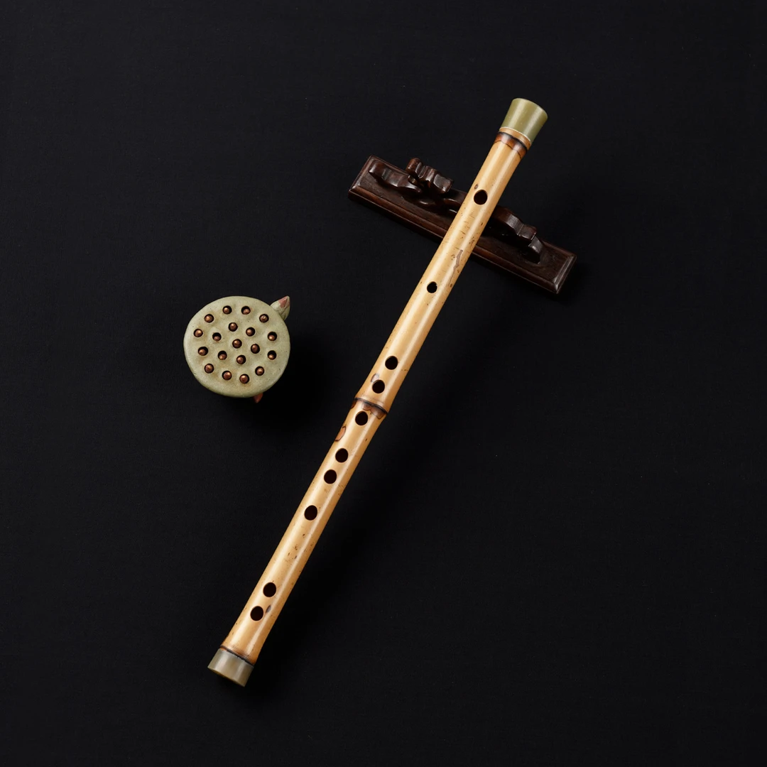 斑竹笛专业演奏竹笛随身就可以带走的短笛一物一拍