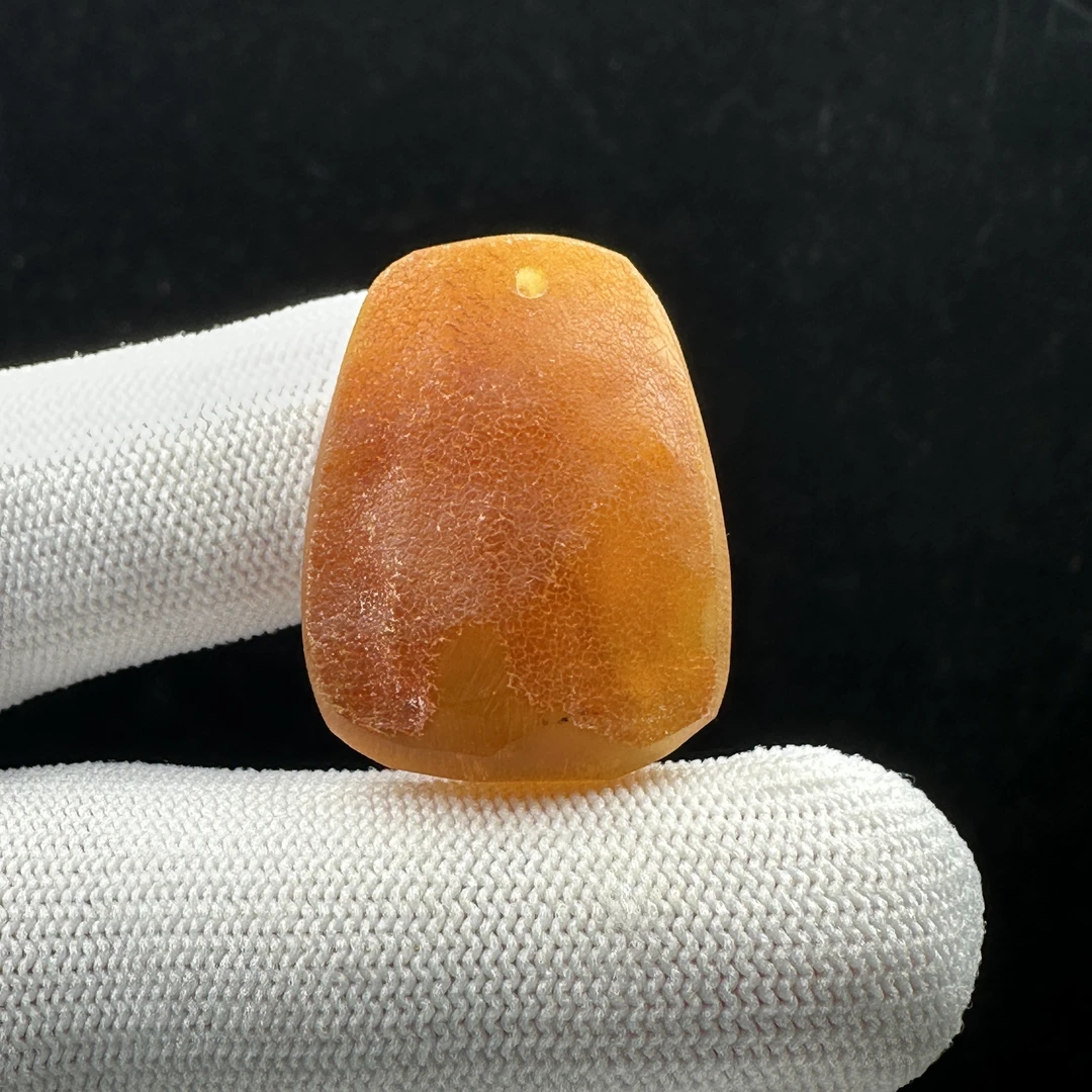 B5357天然原矿蜜蜡原皮吊坠22.9*29.2mm支持复检