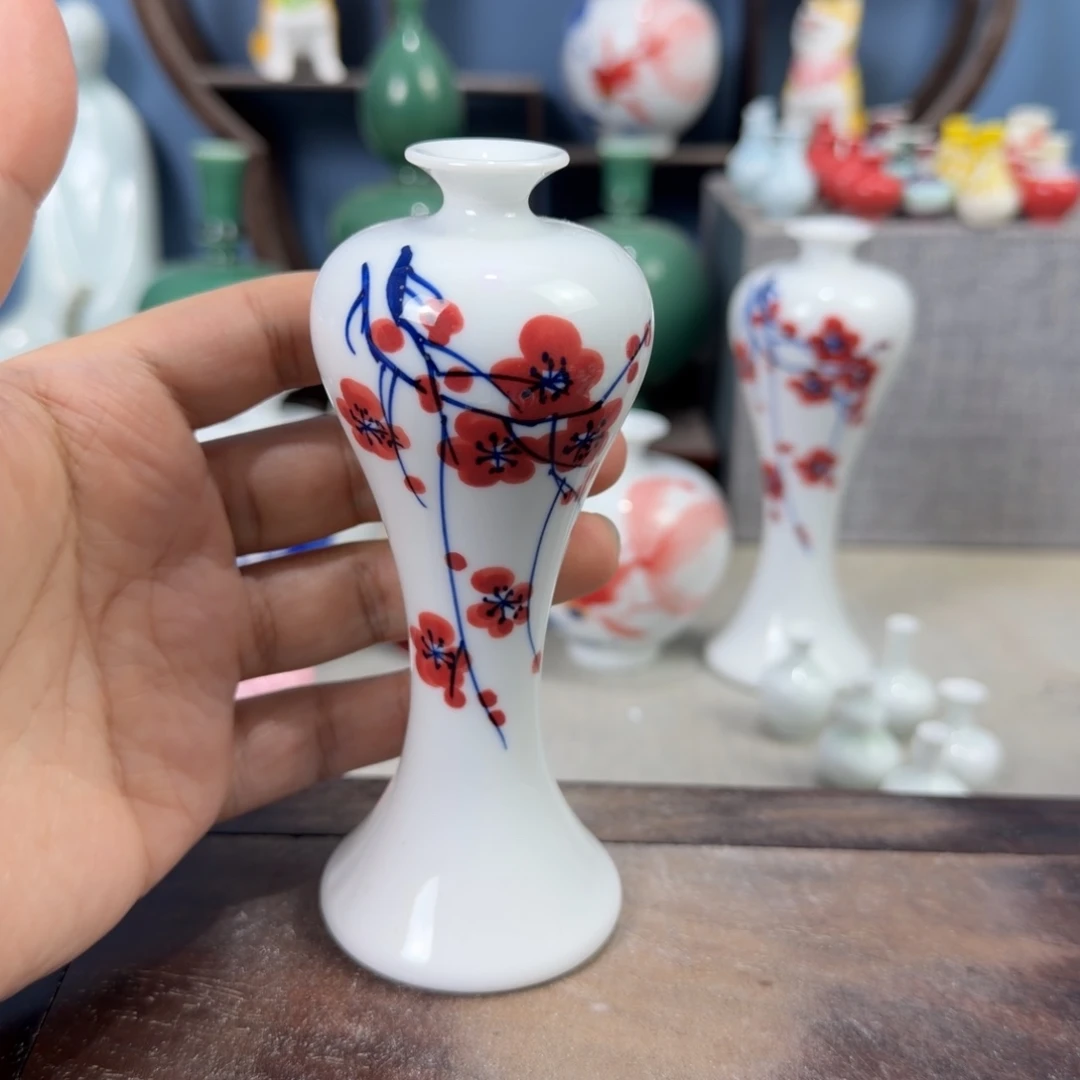 陶瓷手工小花器摆件