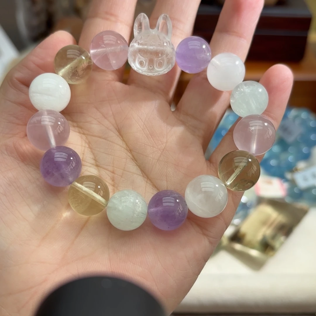 未镶嵌手链水晶多宝