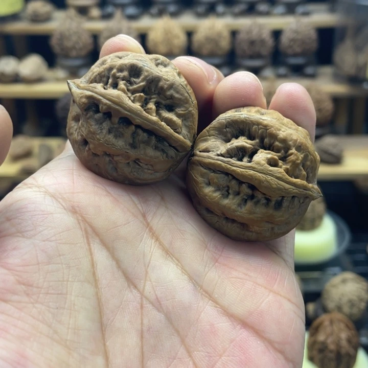 文玩核桃把件小龙珠30