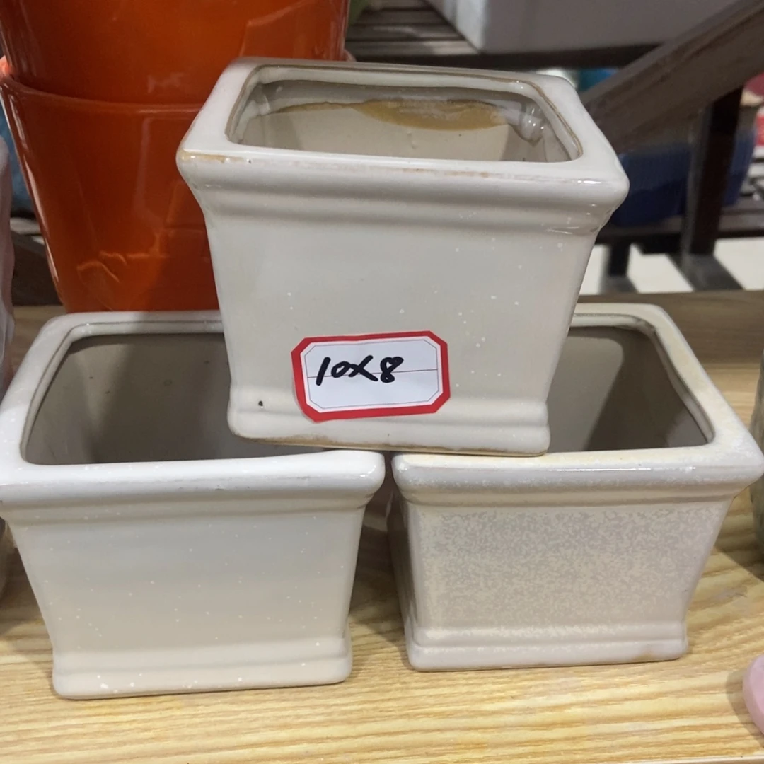 红陶高温陶瓷花盆