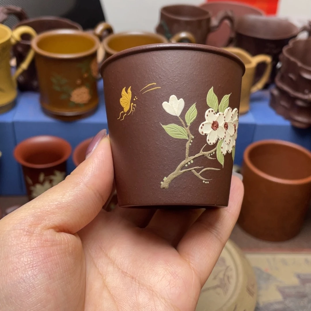 紫砂茶杯紫砂主人杯