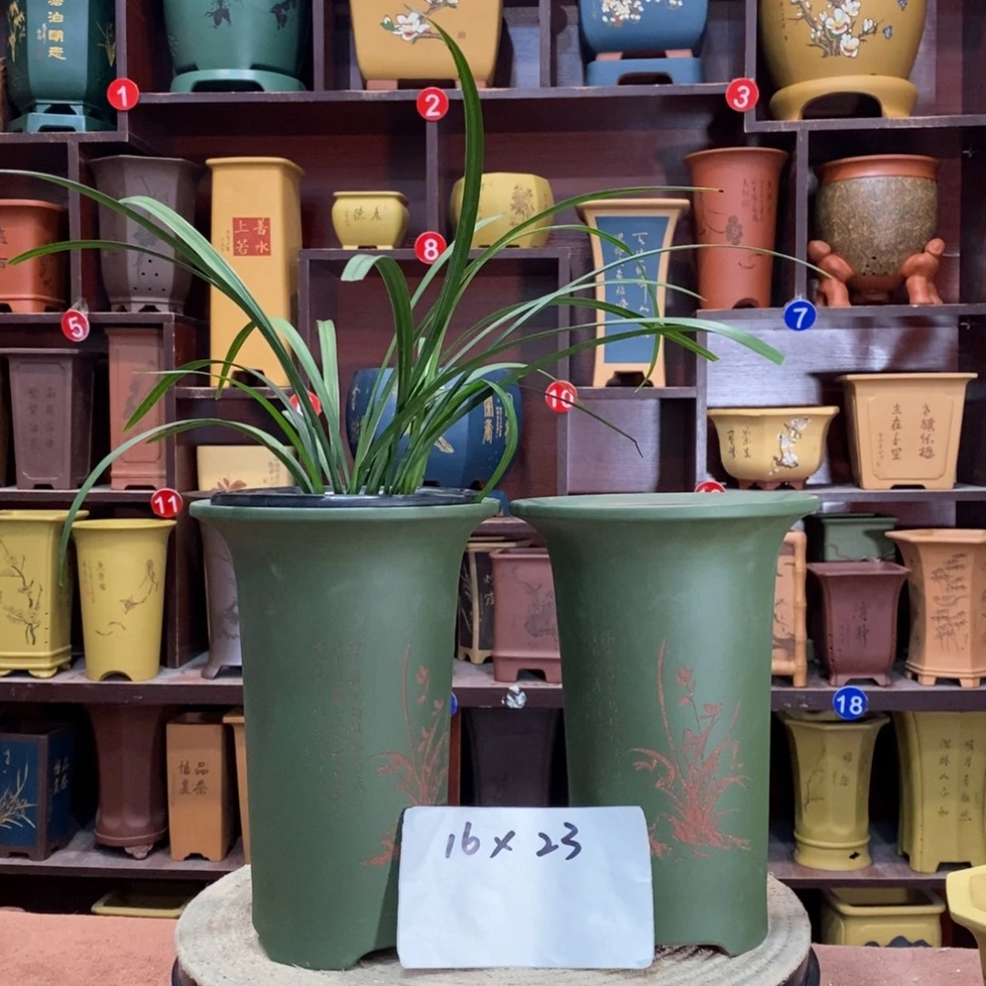 紫砂艺术紫砂花盆