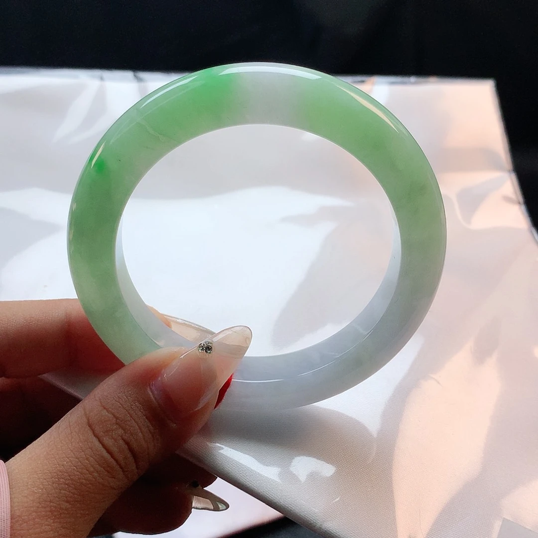 未镶嵌手镯翡翠56圈2161