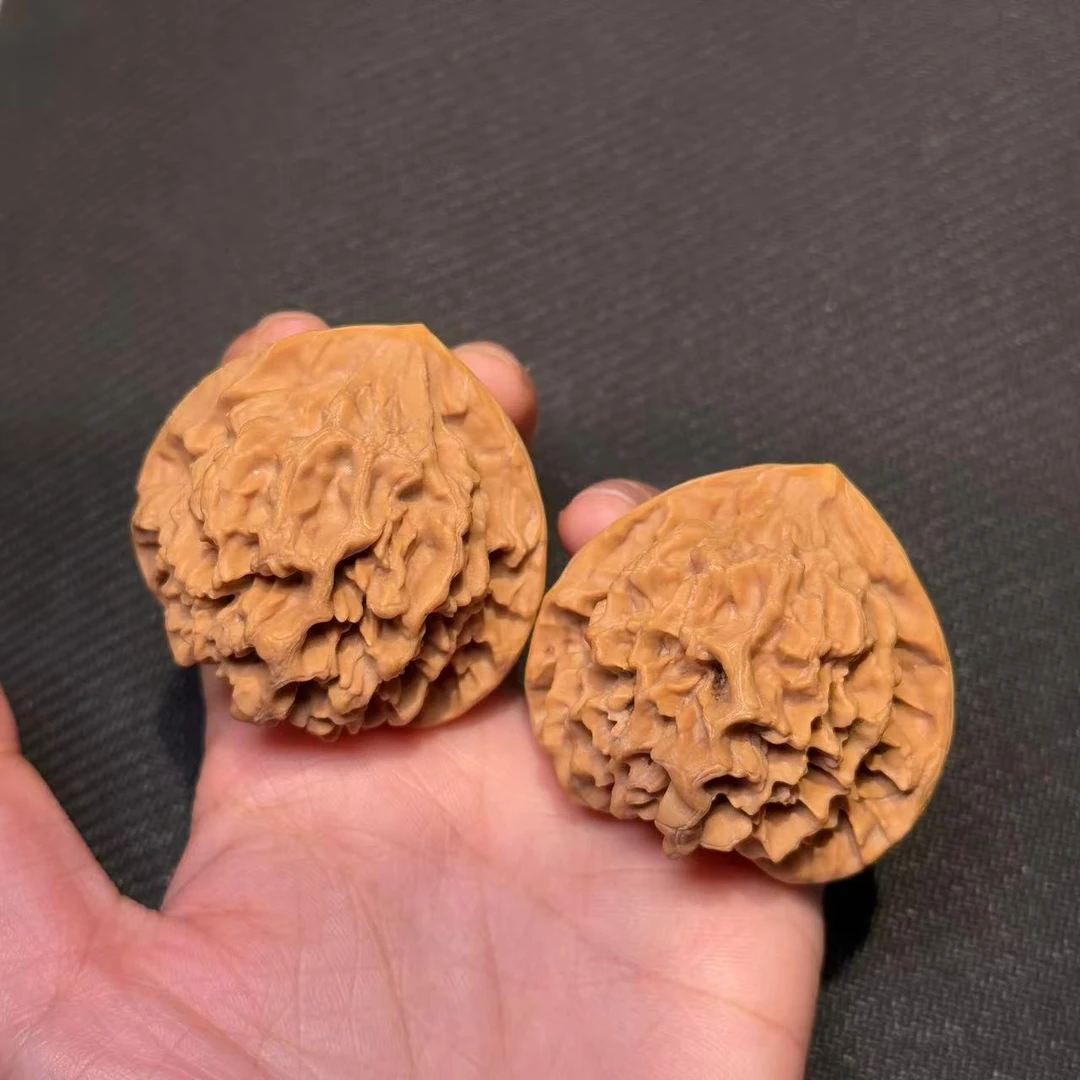 【刘云天专属】L010核桃龙纹狮子头45mm