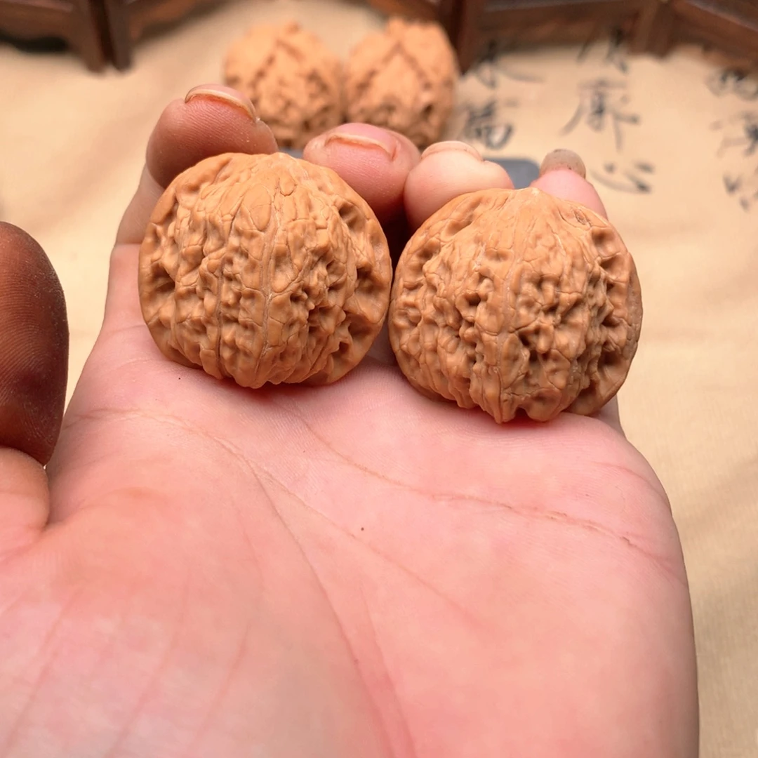 就***咯文玩核桃把件磨盘