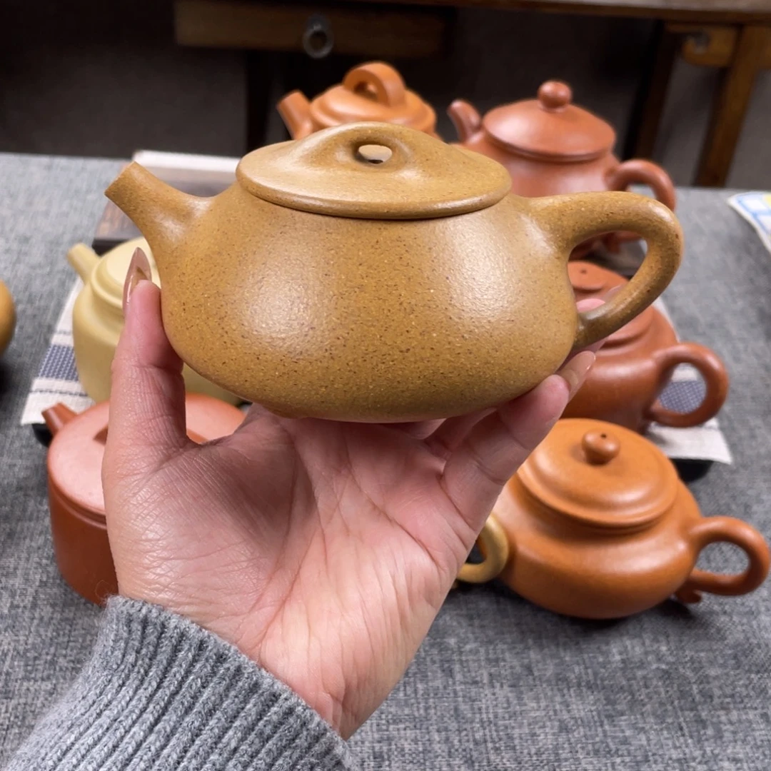 紫砂茶壶黄金段景舟石瓢全手30目249