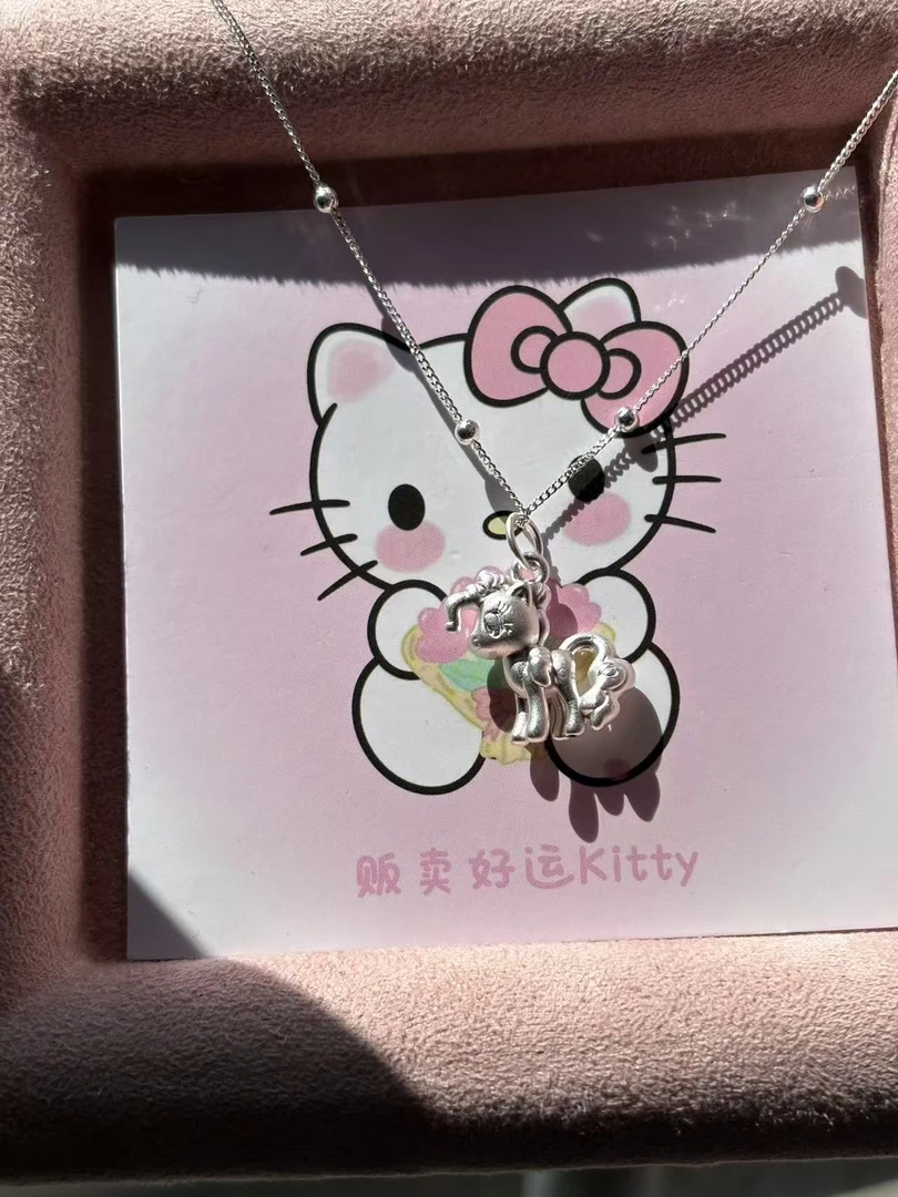 足银手链 纯银足银999小马宝莉手链配饰饰品小众时尚可爱百搭项链