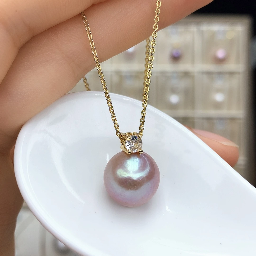 淡水珍珠合金颈饰