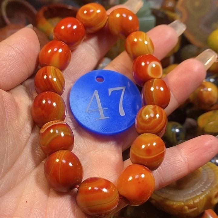 玛瑙/玉髓手链未镶嵌繁**锦