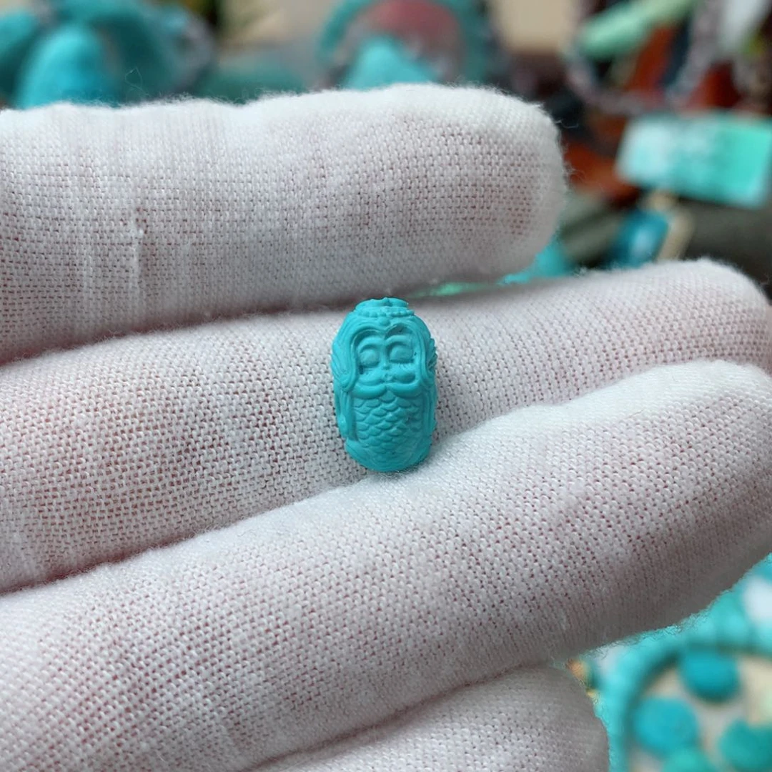 绿松石珠宝奇石未镶嵌