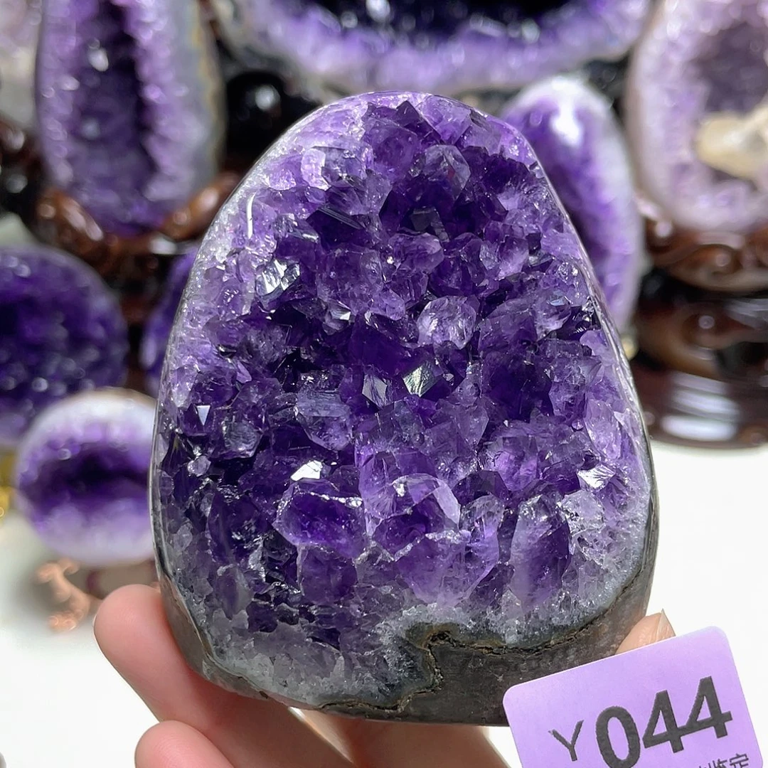 紫晶珠宝半成品未镶嵌