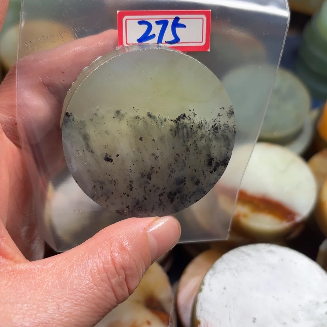 啊***哈蛇纹石玉未镶嵌珠宝半成品