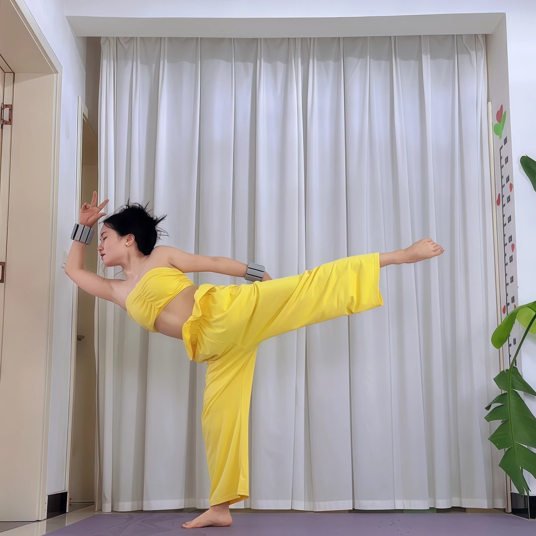 时髦休闲气质复古摩登花边高腰时尚直筒长裤