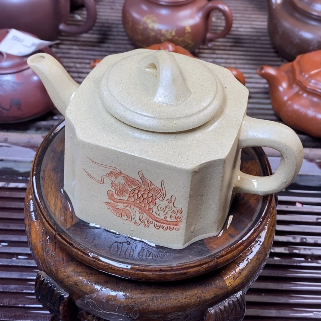 茶壶紫泥原矿手工114
