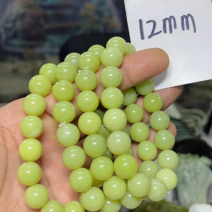 蛇纹石玉手串未镶嵌