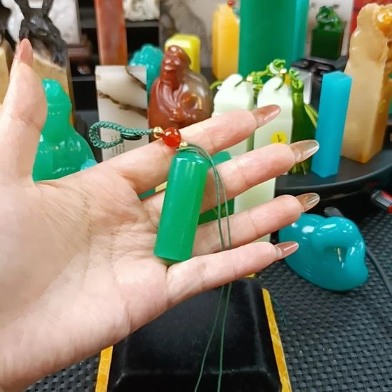 印石寿山石手把件
