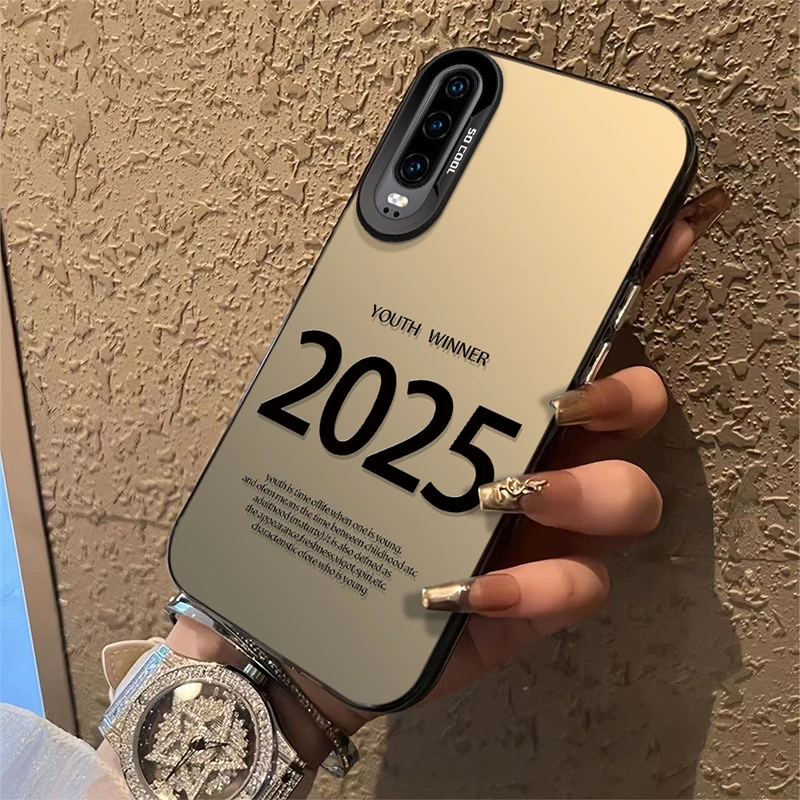 适用于【华为】P30创意简约2025个性男女新款防摔手机壳