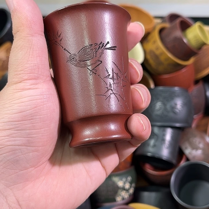 茶杯紫砂全手工紫砂主人杯