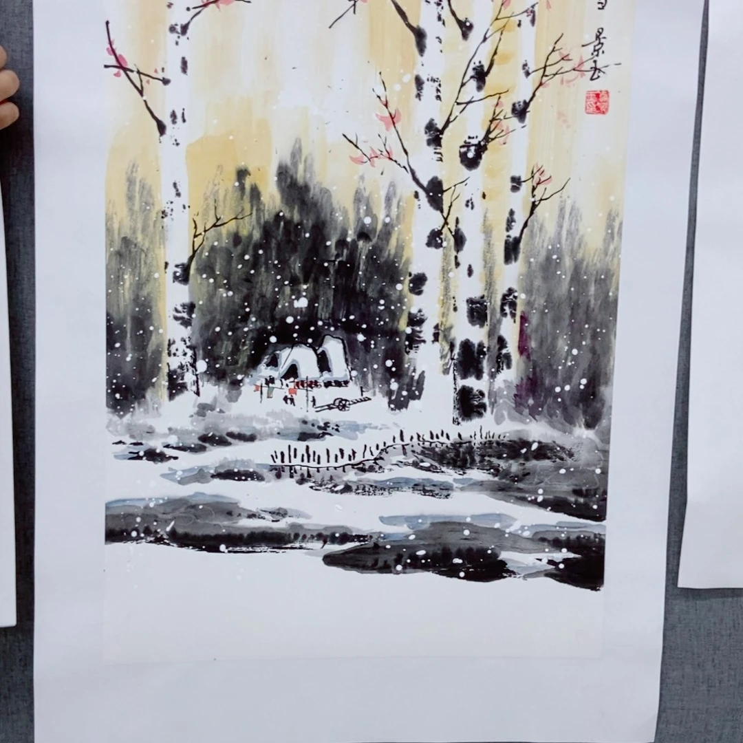 国画手写手绘国画作品97