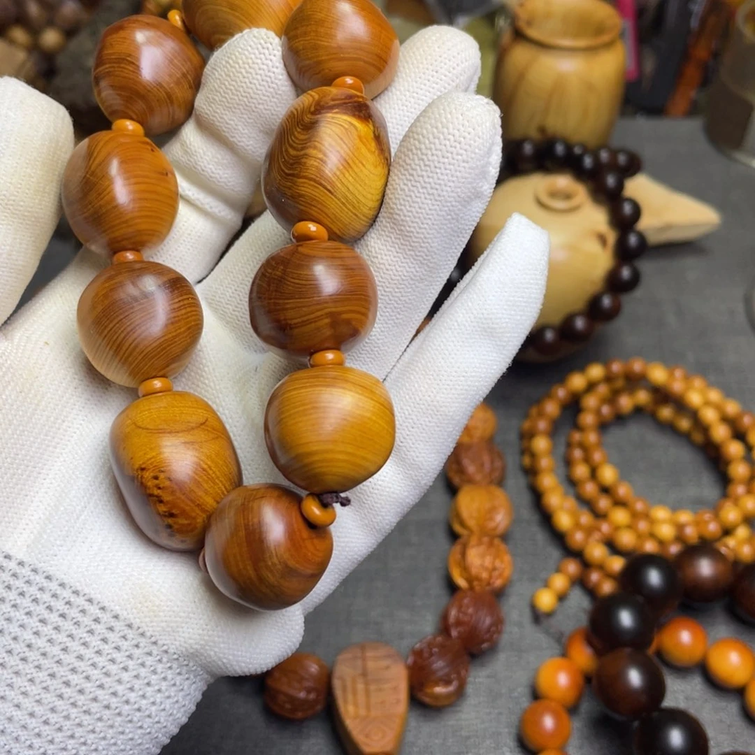 柏木（崖柏）干黑油茶料随行手持