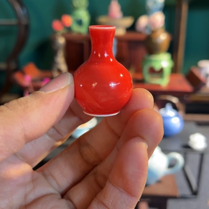 摆件微陶老王迷你好瓶