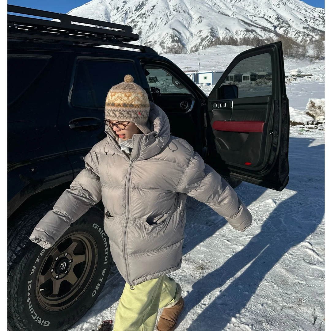 Our2【大泡芙95白鸭绒】连帽冬季厚款休闲泡芙羽绒服【9961】