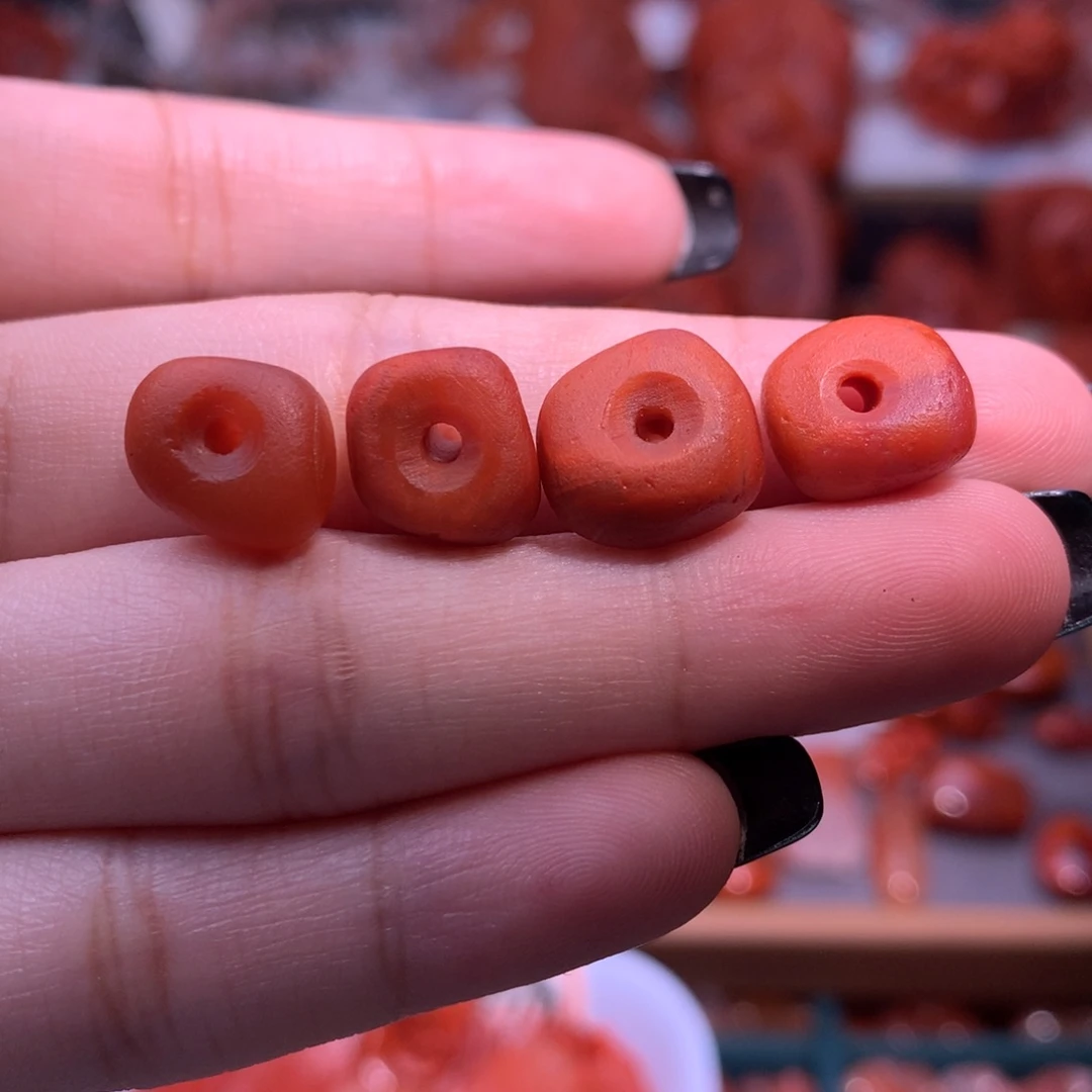 南红玛瑙未镶嵌珠宝半成品藏扣