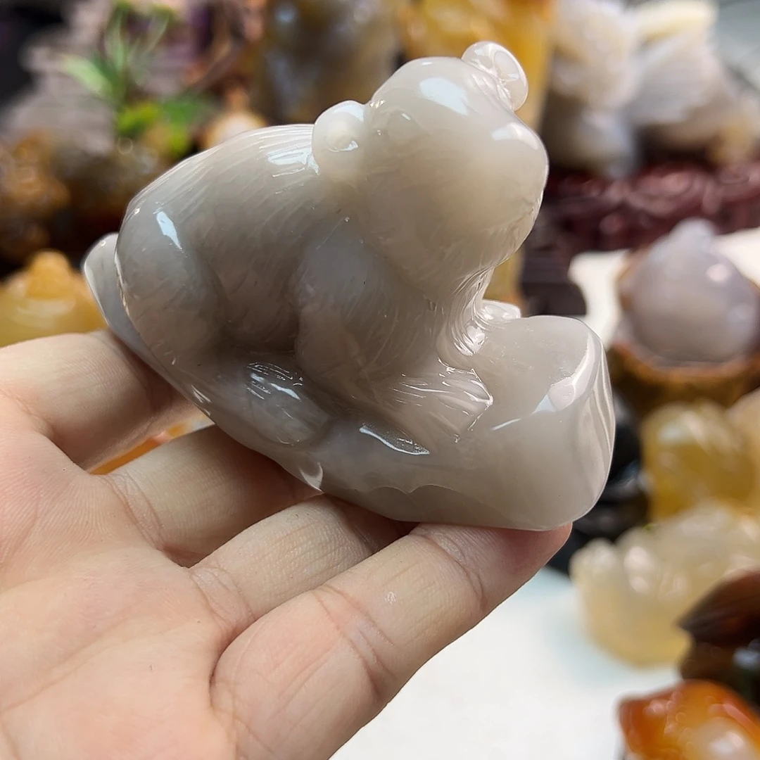 玛瑙/玉髓未镶嵌吊坠(不含链)