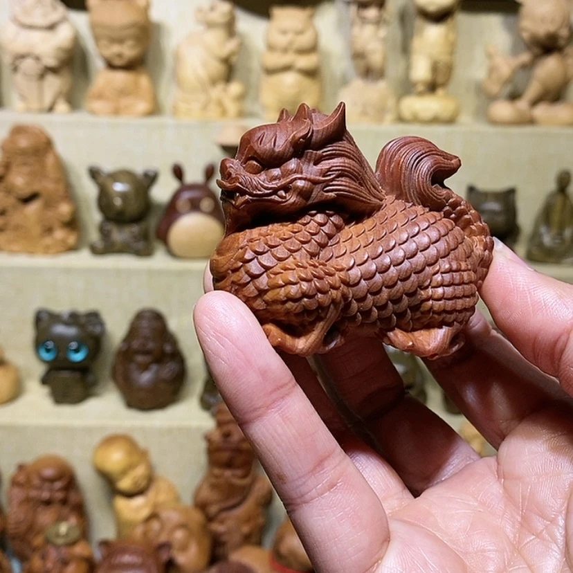 【闪购商品】柏木（崖柏）岩*龙手把件