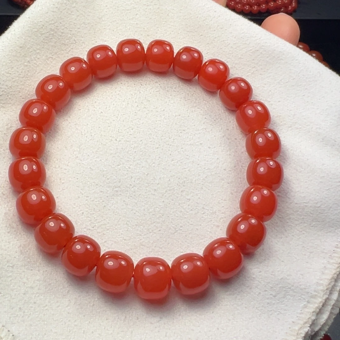 南红玛瑙未镶嵌手串