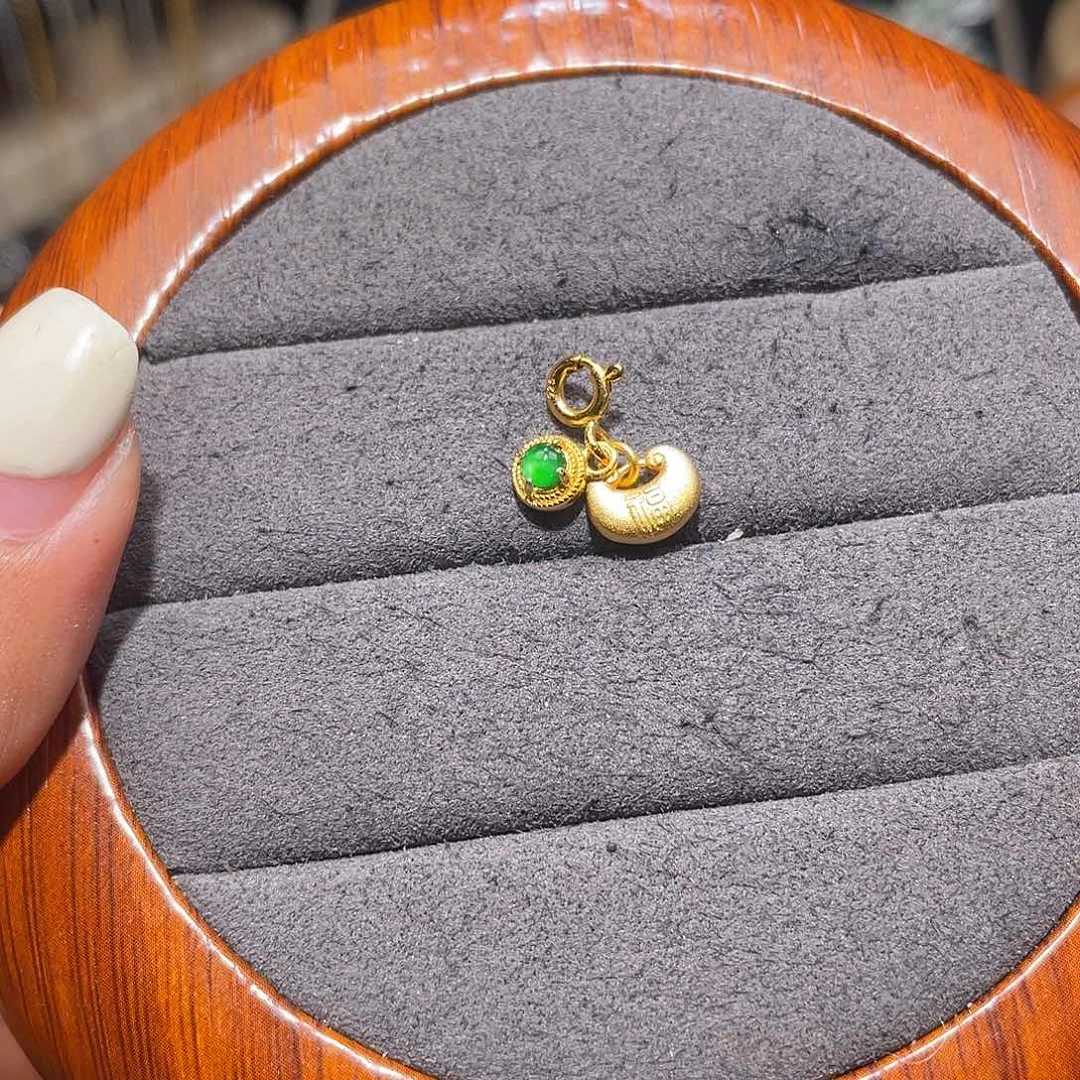 翡翠银S925镶嵌颈饰