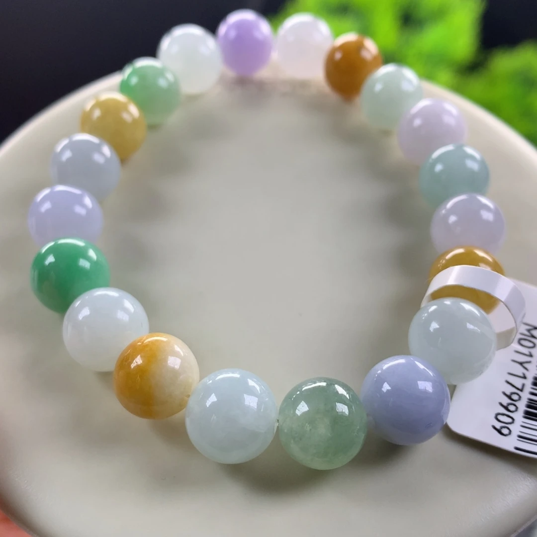 翡翠未镶嵌手链卡9.5