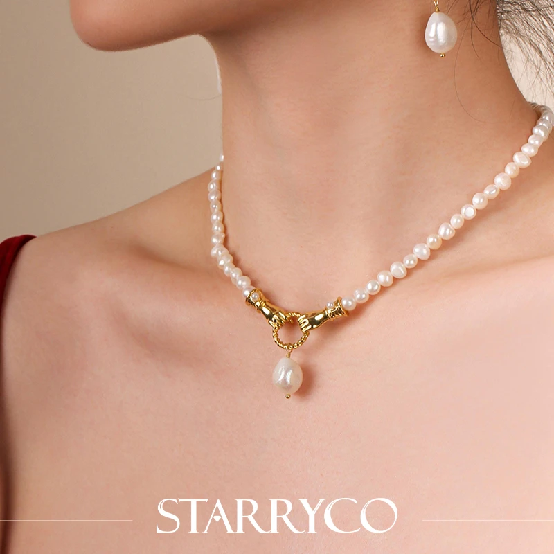 巴洛克挽手项链轻奢百搭复古小众简约气质